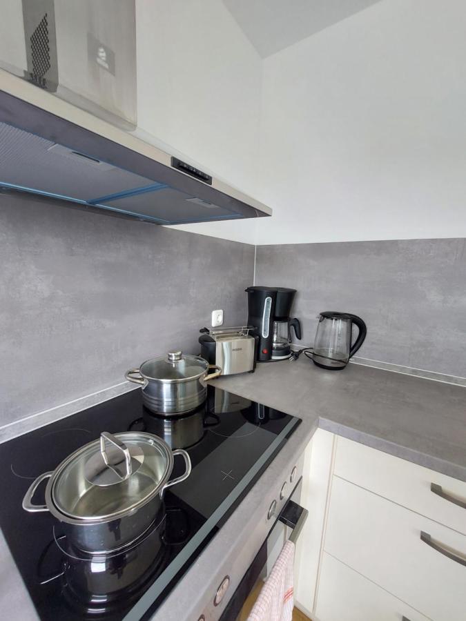 Moderne Wohnung Mit Vollausstattung In Ruhiger Lage, W-Lan Grossrohrsdorf Kültér fotó